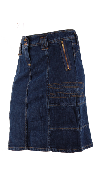 Lange rokken dames online bestellen donkerblauwe rok op knielengte
