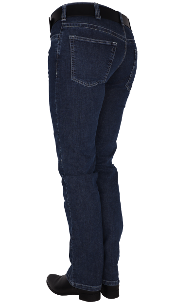 Dames stretchbroek jeans regular fit kleine grote maten