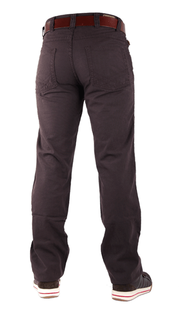 5 pocket model 100 katoenen canvas donker bruin