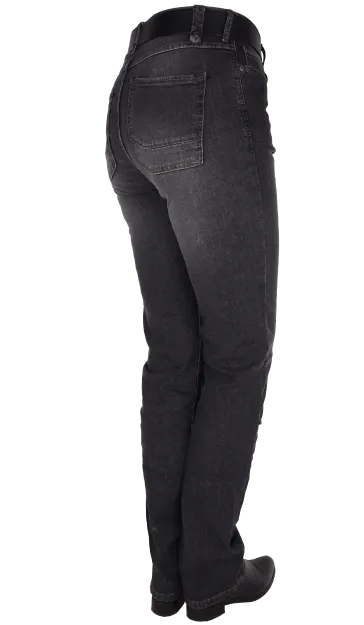 Duurzame dames jeans uit gerecyclede zwarte denim