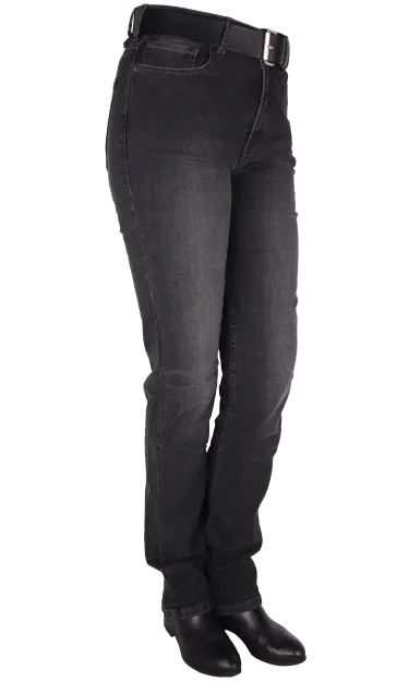Duurzame dames jeans uit gerecyclede zwarte denim