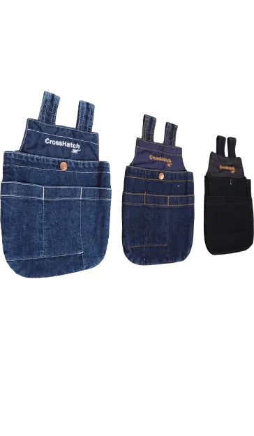 Hellblaue jeanstasche doppelt mit cordura gefuettert