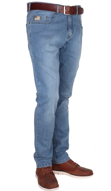 Stretch jeans hellblauem denim