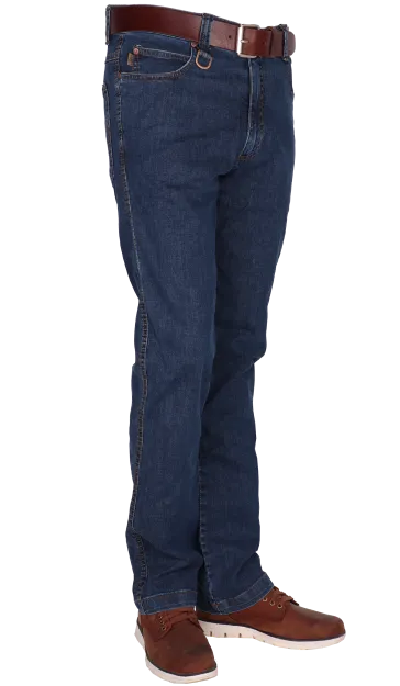 Stretch jeans mit authentischer passform