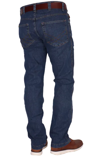 Stretch jeans mit authentischer passform